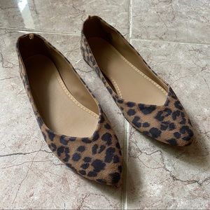 Leopard Print Flats